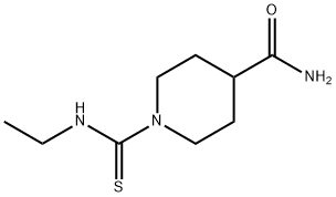 1-[(ethylamino)carbothioyl]-4-piperidinecarboxamide Structure