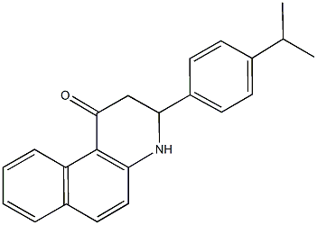 3-(4-isopropylphenyl)-3,4-dihydrobenzo[f]quinolin-1(2H)-one 구조식 이미지