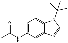 N-(1-tert-butyl-1H-benzimidazol-5-yl)acetamide Structure