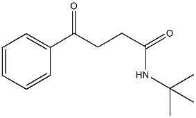 N-(tert-butyl)-4-oxo-4-phenylbutanamide 구조식 이미지