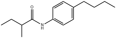 N-(4-butylphenyl)-2-methylbutanamide Structure