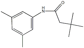 N-(3,5-dimethylphenyl)-3,3-dimethylbutanamide 구조식 이미지