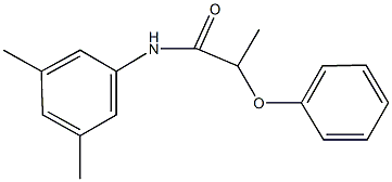 N-(3,5-dimethylphenyl)-2-phenoxypropanamide 구조식 이미지