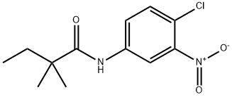 N-{4-chloro-3-nitrophenyl}-2,2-dimethylbutanamide 구조식 이미지