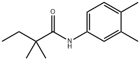 N-(3,4-dimethylphenyl)-2,2-dimethylbutanamide 구조식 이미지