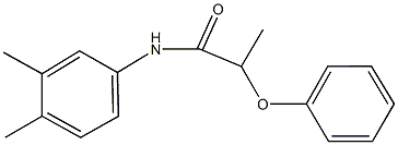 N-(3,4-dimethylphenyl)-2-phenoxypropanamide Structure