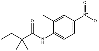 N-{4-nitro-2-methylphenyl}-2,2-dimethylbutanamide 구조식 이미지