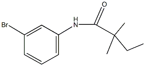 N-(3-bromophenyl)-2,2-dimethylbutanamide 구조식 이미지