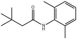 N-(2,6-dimethylphenyl)-3,3-dimethylbutanamide 구조식 이미지