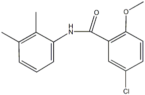 5-chloro-N-(2,3-dimethylphenyl)-2-methoxybenzamide 구조식 이미지