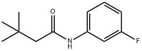 N-(3-fluorophenyl)-3,3-dimethylbutanamide 구조식 이미지