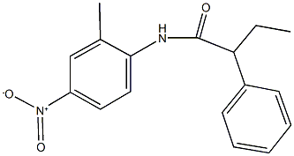 N-{4-nitro-2-methylphenyl}-2-phenylbutanamide 구조식 이미지