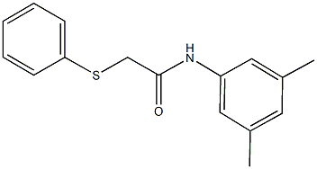 N-(3,5-dimethylphenyl)-2-(phenylsulfanyl)acetamide Structure