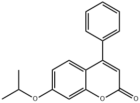 7-isopropoxy-4-phenyl-2H-chromen-2-one 구조식 이미지