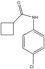 N-(4-chlorophenyl)cyclobutanecarboxamide 구조식 이미지