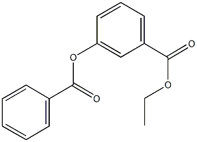 ethyl 3-(benzoyloxy)benzoate 구조식 이미지