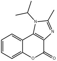 1-isopropyl-2-methylchromeno[3,4-d]imidazol-4(1H)-one 구조식 이미지