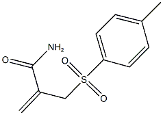 2-{[(4-methylphenyl)sulfonyl]methyl}acrylamide Structure