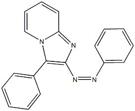 3-phenyl-2-(phenyldiazenyl)imidazo[1,2-a]pyridine Structure