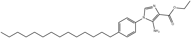 ethyl 5-amino-1-(4-tetradecylphenyl)-1H-imidazole-4-carboxylate Structure