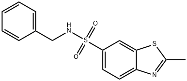 N-benzyl-2-methyl-1,3-benzothiazole-6-sulfonamide 구조식 이미지