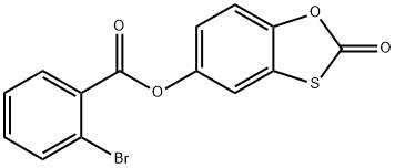 2-oxo-1,3-benzoxathiol-5-yl 2-bromobenzoate Structure