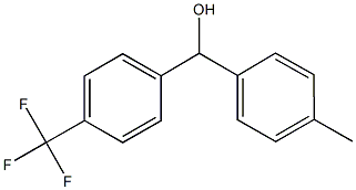 (4-methylphenyl)[4-(trifluoromethyl)phenyl]methanol Structure