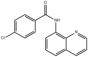 4-chloro-N-(8-quinolinyl)benzamide Structure