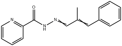 N'-(2-methyl-3-phenyl-2-propenylidene)-2-pyridinecarbohydrazide Structure