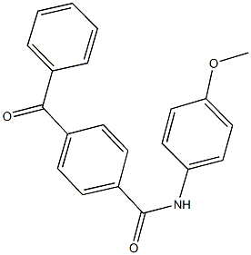 4-benzoyl-N-(4-methoxyphenyl)benzamide 구조식 이미지