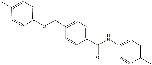 4-[(4-methylphenoxy)methyl]-N-(4-methylphenyl)benzamide Structure