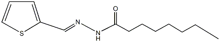 N'-(2-thienylmethylene)octanohydrazide Structure