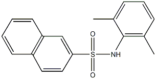 N-(2,6-dimethylphenyl)-2-naphthalenesulfonamide Structure