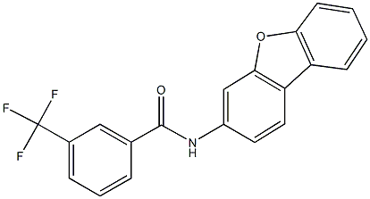 N-dibenzo[b,d]furan-3-yl-3-(trifluoromethyl)benzamide 구조식 이미지