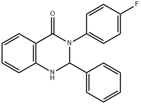 3-(4-fluorophenyl)-2-phenyl-2,3-dihydro-4(1H)-quinazolinone 구조식 이미지