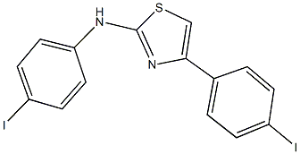 N,4-bis(4-iodophenyl)-1,3-thiazol-2-amine Structure