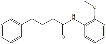 N-(2-methoxyphenyl)-4-phenylbutanamide 구조식 이미지