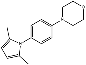 4-[4-(2,5-dimethyl-1H-pyrrol-1-yl)phenyl]morpholine Structure