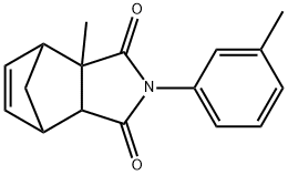 2-methyl-4-(3-methylphenyl)-4-azatricyclo[5.2.1.0~2,6~]dec-8-ene-3,5-dione Structure