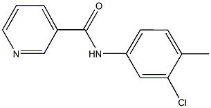 N-(3-chloro-4-methylphenyl)nicotinamide Structure