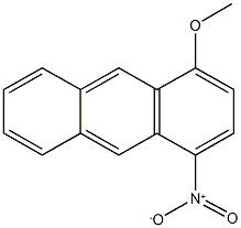 1-methoxy-4-nitroanthracene Structure