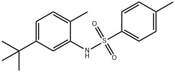 N-(5-tert-butyl-2-methylphenyl)-4-methylbenzenesulfonamide Structure