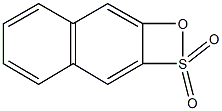 naphtho[2,3-c][1,2]oxathiete 2,2-dioxide 구조식 이미지