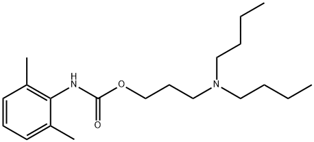 3-(dibutylamino)propyl 2,6-dimethylphenylcarbamate 구조식 이미지