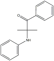 2-anilino-2-methyl-1-phenyl-1-propanone 구조식 이미지