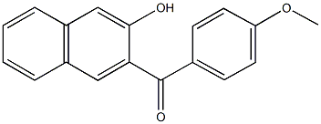 (3-hydroxy-2-naphthyl)(4-methoxyphenyl)methanone Structure