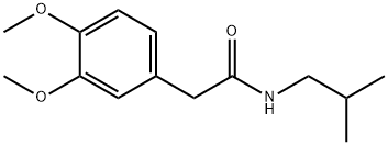 2-(3,4-dimethoxyphenyl)-N-isobutylacetamide Structure