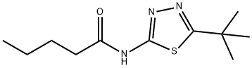 N-(5-tert-butyl-1,3,4-thiadiazol-2-yl)pentanamide Structure