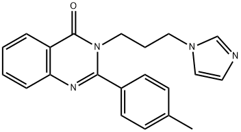 3-[3-(1H-imidazol-1-yl)propyl]-2-(4-methylphenyl)-4(3H)-quinazolinone Structure