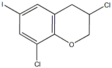 3,8-dichloro-6-iodochromane 구조식 이미지